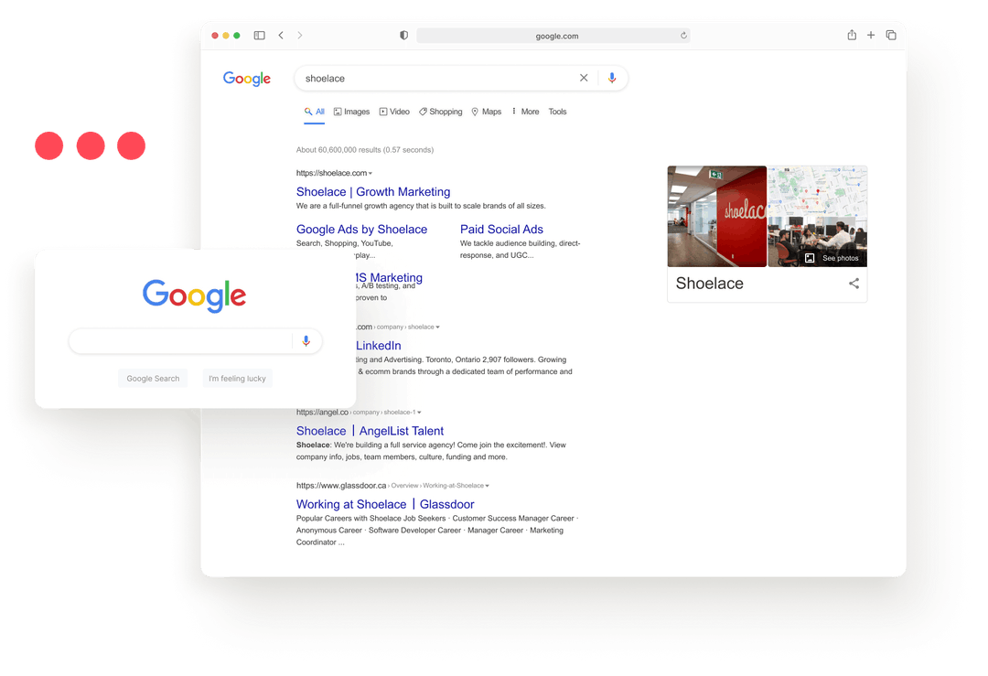 google ads mockup